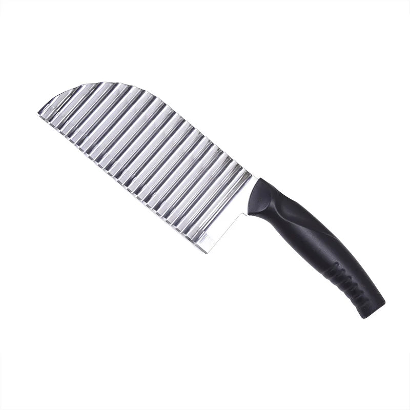 Stainless Steel Potato Cutting Wave Knife Chip Slicer