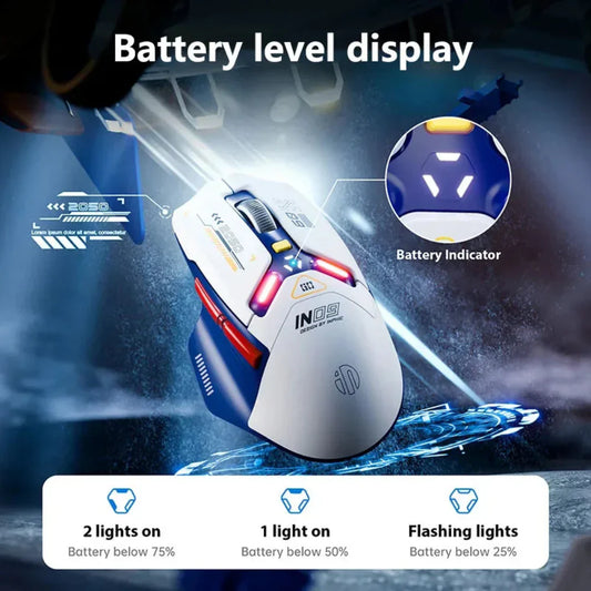 6 Programmable Buttons RGB Dual Mode Bluetooth Mouse