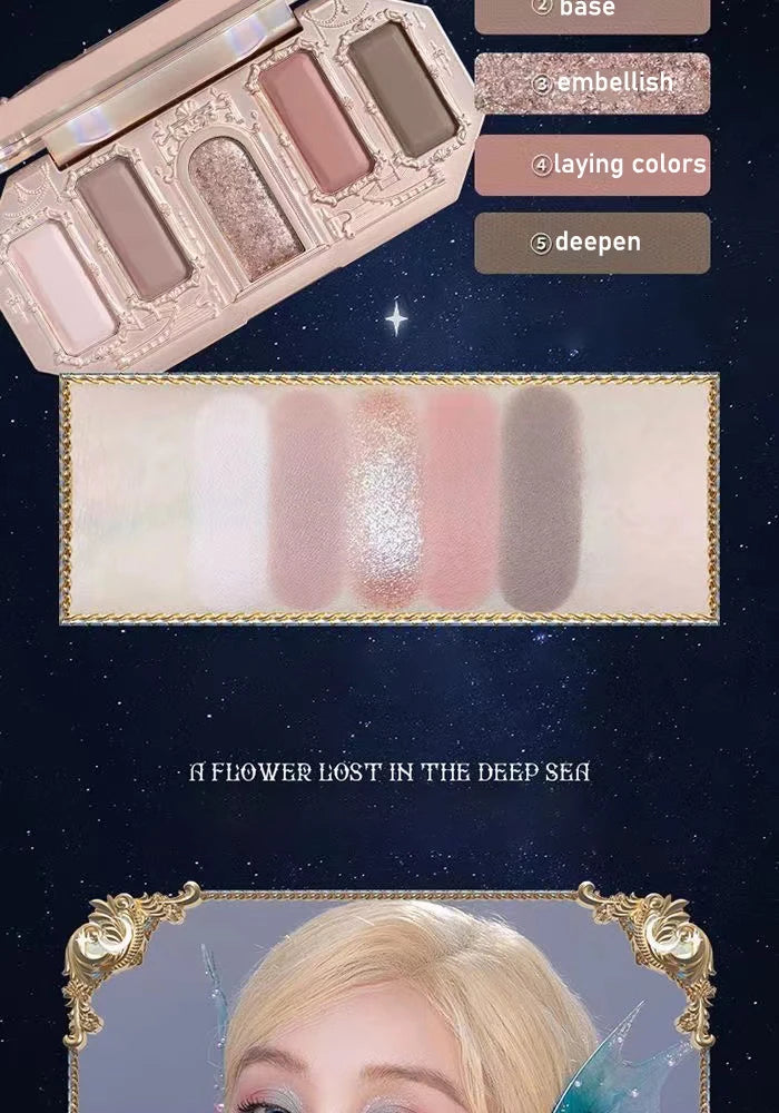 Flower Knows Moonlight Mermaid Eyeshadow Palette