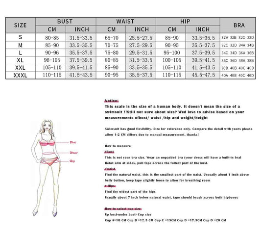 Rubian three piece swimsuit