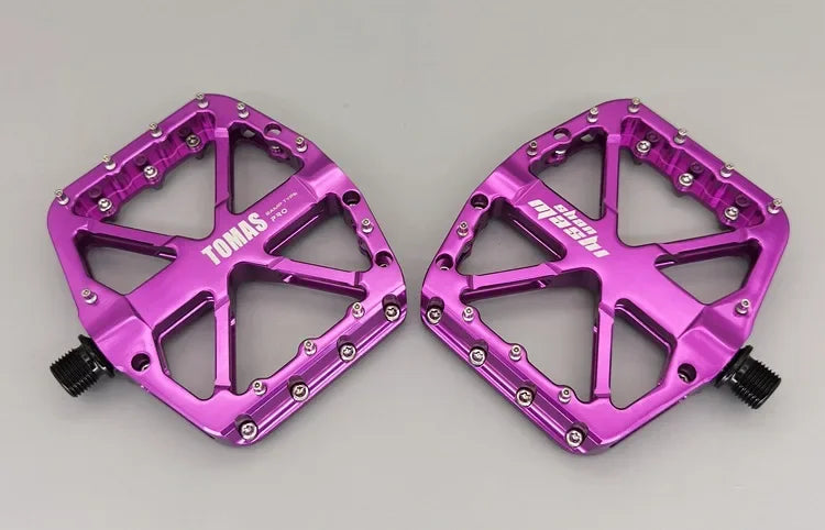 2025 New Bike Pedals  MTB Mountain Road Flat Non-slip CNC 3 Sealed Bearings Green Bicycle Pedals Route Cycling Accessories