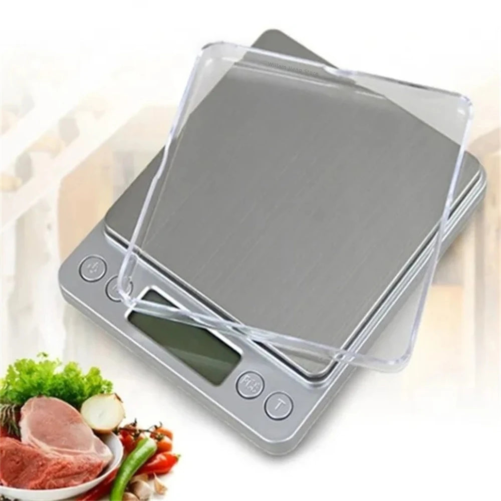 Digital Kitchen Scale Mini Pocket Stainless Steel Precision