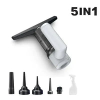 Car Vacuum Cleaner 5 in1 Lightweight Force Tool Machine for Bathroom - Trustymall