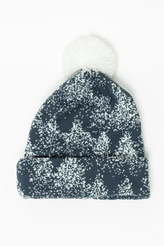 Siberian Spruce Winter Hat with Pom Pom