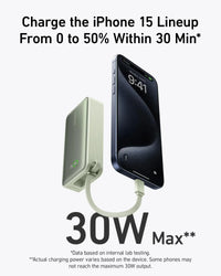 Anker Nano Power Bank (30W, Built-In USB-C Cable) - Trustymall