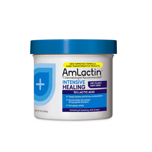 Amlactin Intensive Healing Cream with 15% Lactic Acid AHA 12 oz