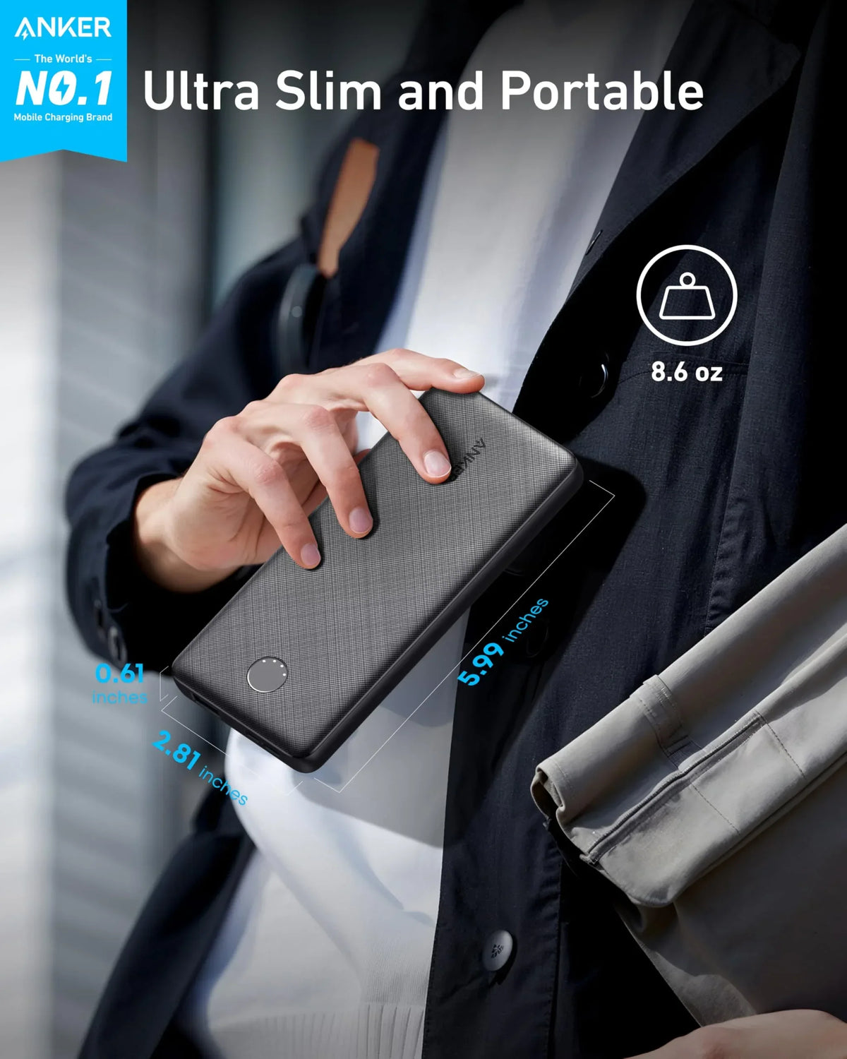 Anker 313 Power Bank (PowerCore 10K) - Trustymall