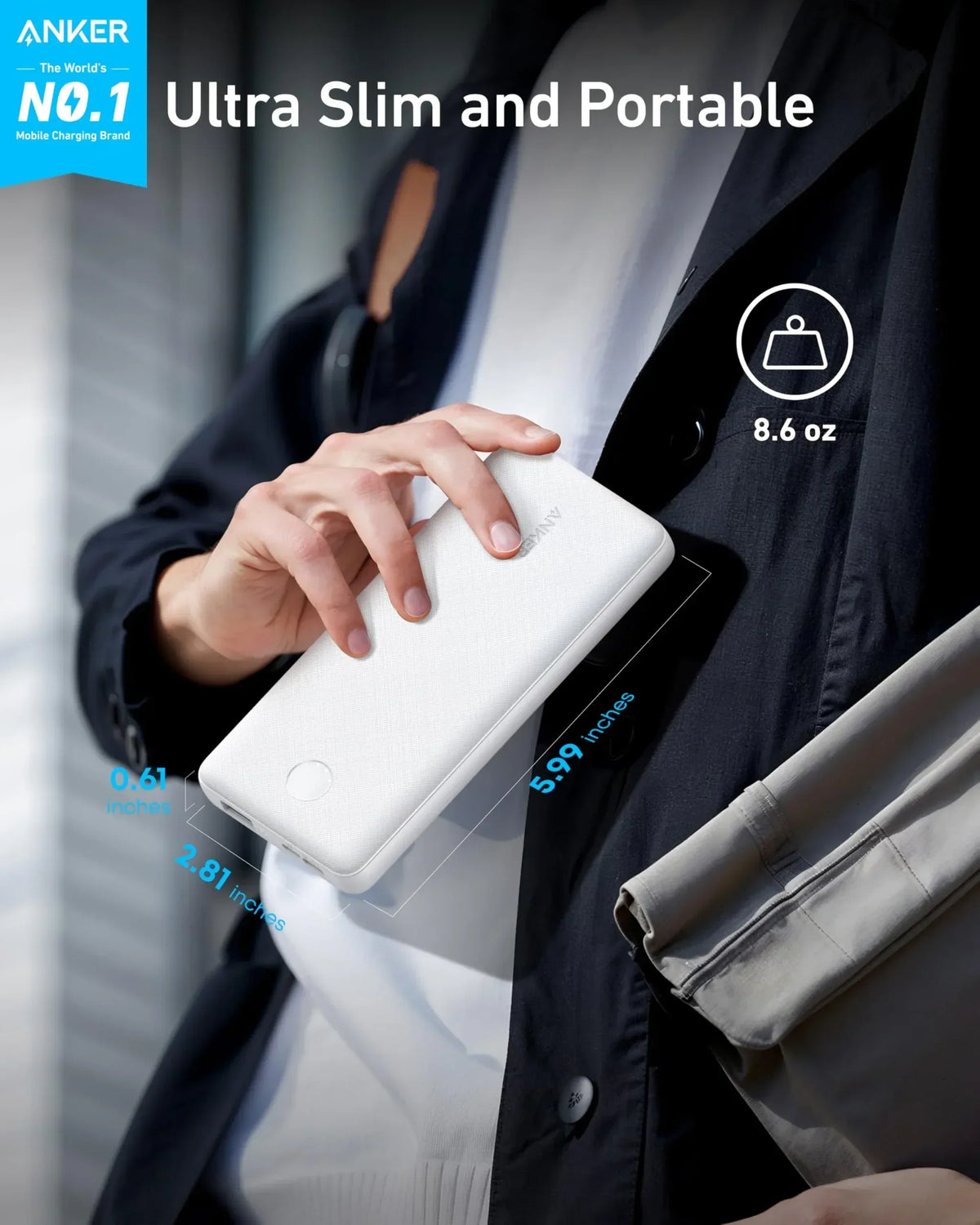 Anker 313 Power Bank (PowerCore 10K) - Trustymall