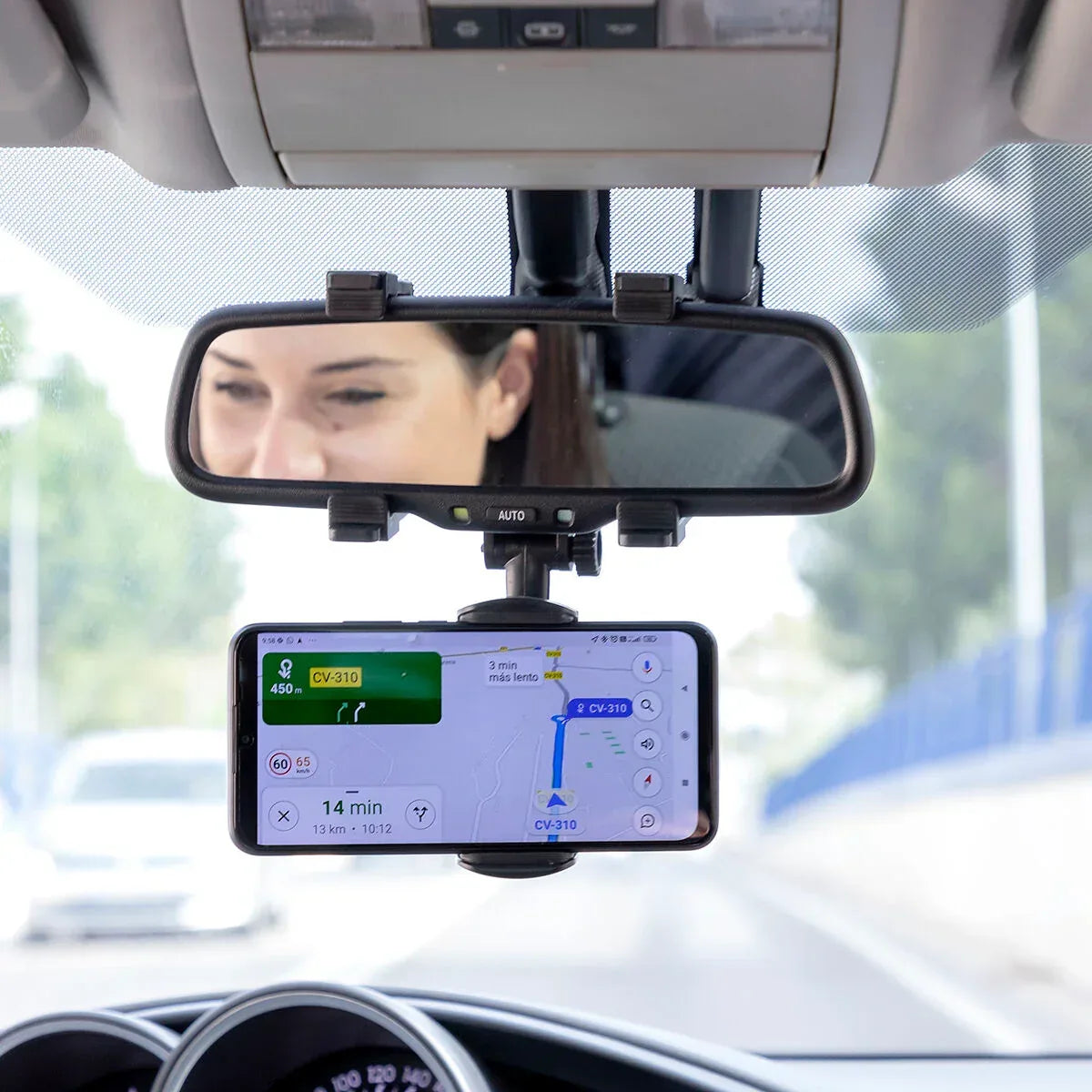 Smartphone Holder for Rearview Mirror Stropp InnovaGoods - Trustymall