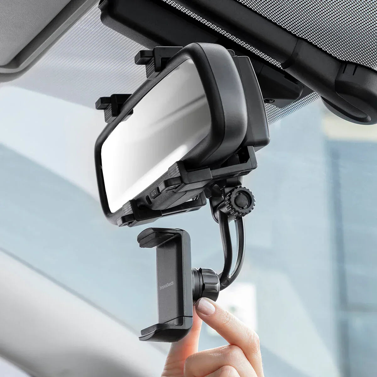 Smartphone Holder for Rearview Mirror Stropp InnovaGoods - Trustymall