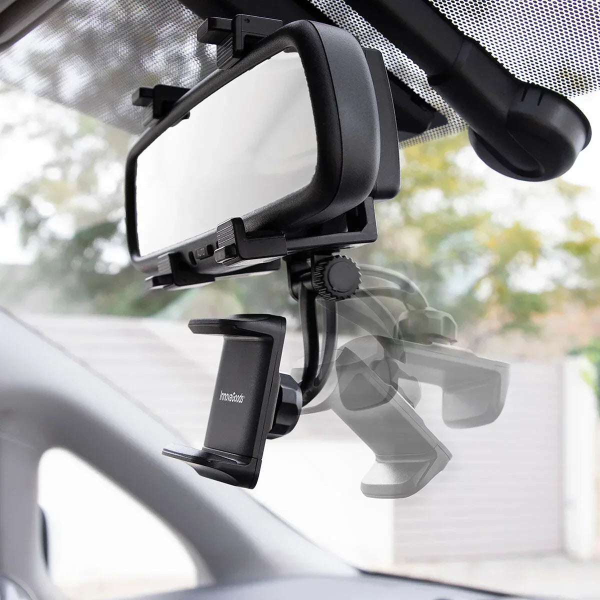 Smartphone Holder for Rearview Mirror Stropp InnovaGoods - Trustymall