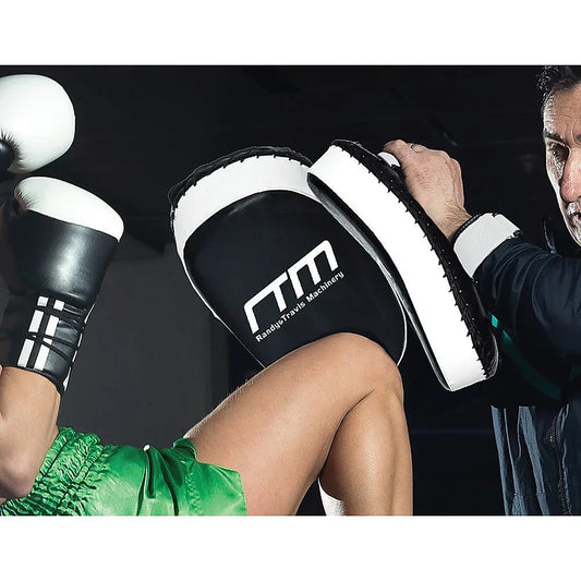 MMA Kick Boxing Pads Curved Strike Shield Punching Bag Focus Arm Muay