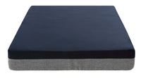 Close-up of thick 15cm memory foam layer with soft Sherpa wool lining inside dog bed.