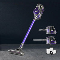 Devanti vacuum cleaner stick with 2-speed control button and ergonomic handle design