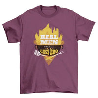 Back view of black T-shirt showing plain design without graphics or text.