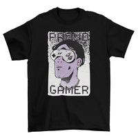 Proud Gamer T-shirt featuring man wearing console controller sunglasses with 'Proud Gamer' text
