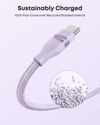 Anker USB-A to USB-C Cable (3 ft/6 ft, Upcycled-Braided) - Trustymall