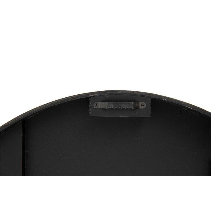 White Washed Oversized Distressed Paris Wood Wall Clock