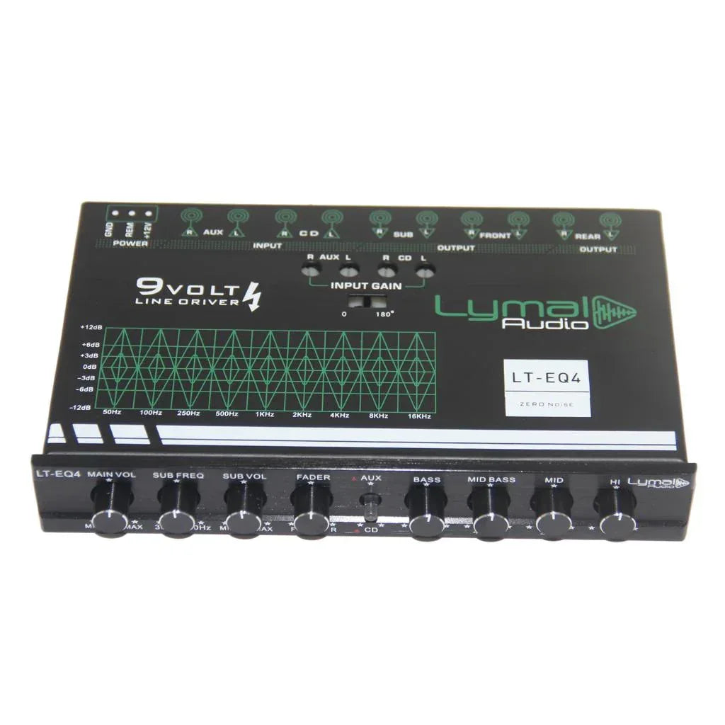 LT-EQ4 4 Band 9 Volt Car Audio Graphic Equalizer - Trustymall