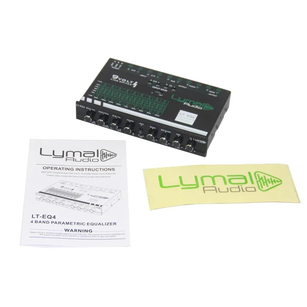 LT-EQ4 4 Band 9 Volt Car Audio Graphic Equalizer - Trustymall