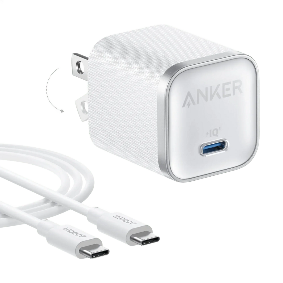 Anker Nano Charger (45W) with USB-C to USB-C Cable - Trustymall