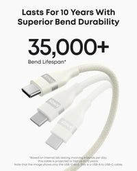 Anker USB-A to USB-C Cable (3 ft/6 ft, Upcycled-Braided) - Trustymall