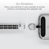HyperGear TECHcessories Silver Chain with Black Vegan Leather - Trustymall