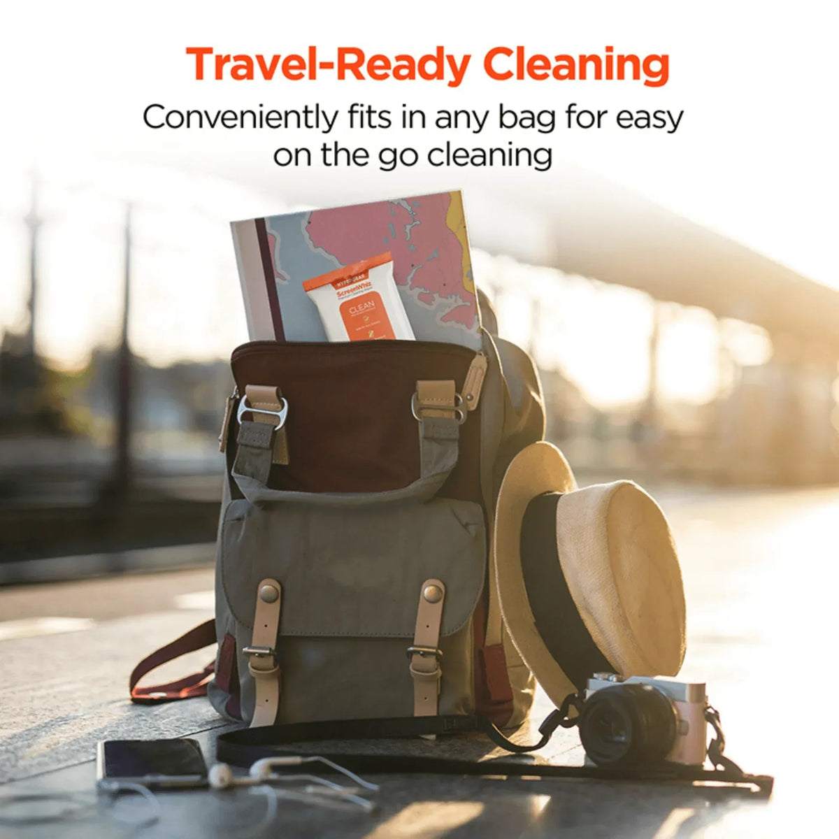 HyperGear ScreenWhiz Screen Cleaning Wipes and Cloth Kit - Trustymall