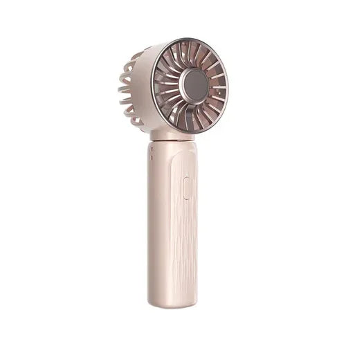 Ice Cool Turbo Mini Fan with Digital Display – USB Rechargeable & - Trustymall