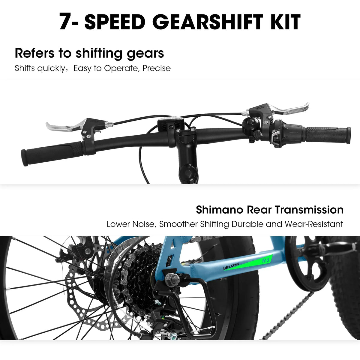 VeloCore™ City-Cruizer – 20-Inch Fat Tire Mountain Bike - Trustymall