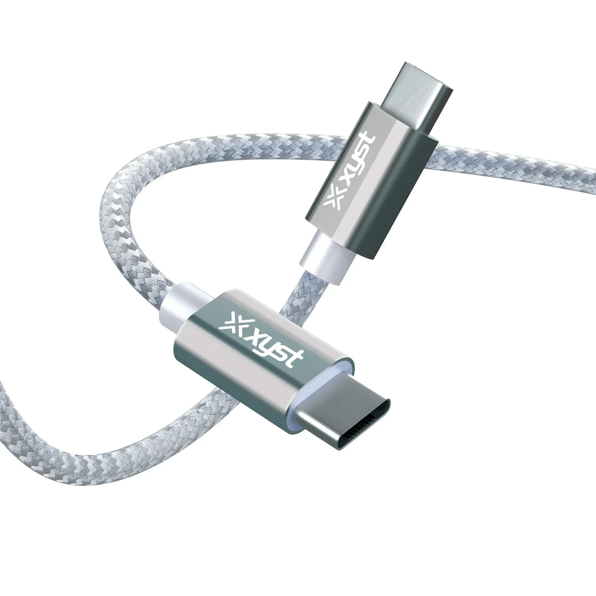 Xyst Braided USB-C to USB-C Charge and Sync Cable 10Ft - Trustymall