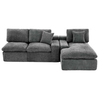 Cloud Sectional Sofa 107.9' Upholstered Sofa Couch with Double-layer