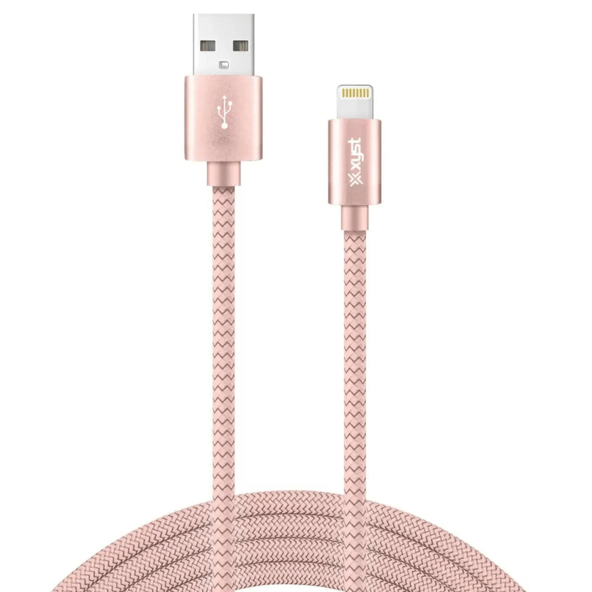 Xyst Charge and Sync USB to Lightning Braided Cable 10Ft - Trustymall