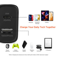 HyperGear SpeedBoost 25W USB-C PD + 12W USB Fast Wall Charger with PPS - Trustymall