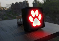 Paw Print LED Hitch Cover - Brake Light - Trustymall
