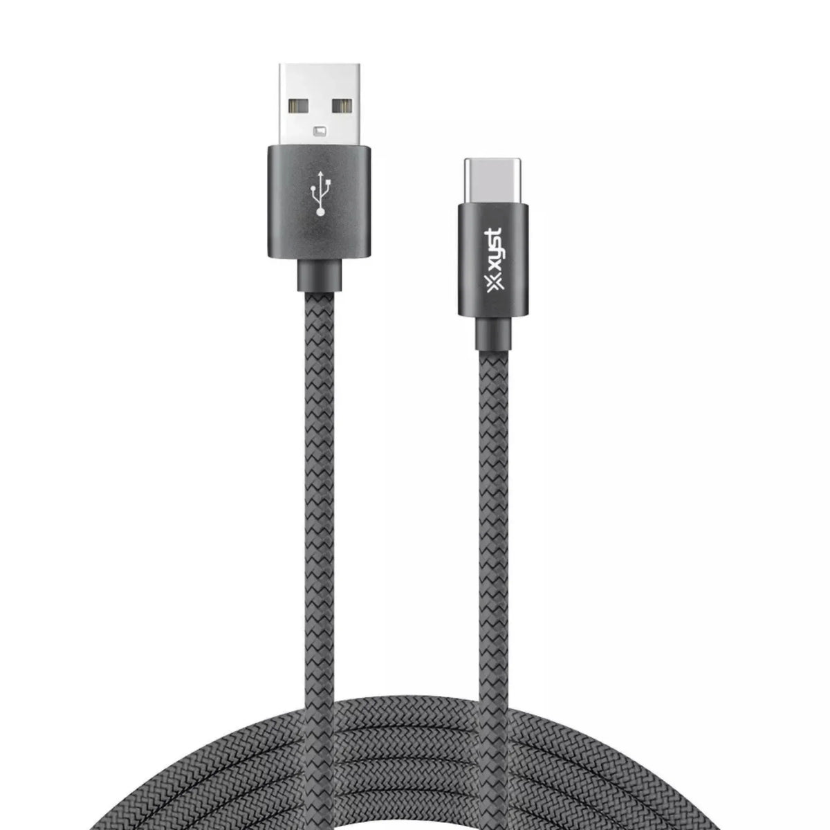 Xyst Charge and Sync USB to USB-C Braided Cable 10Ft - Trustymall