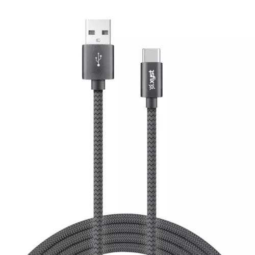 Xyst Charge and Sync USB to USB-C Braided Cable 10Ft - Trustymall