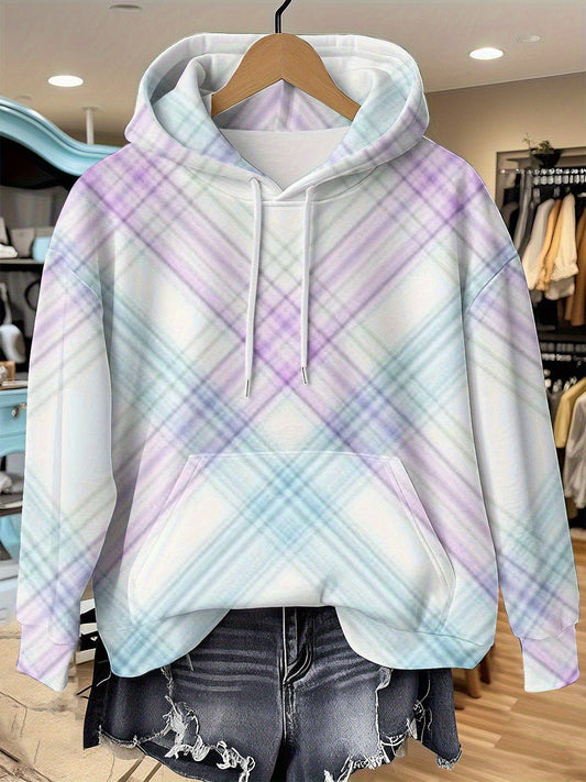 Pastel Gradient Hoodie Stretchy Soft  Versatile Streetwear