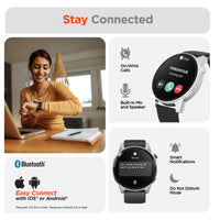 HyperGear SmartWatch wristband with a focus on comfortable, adjustable black strap.
