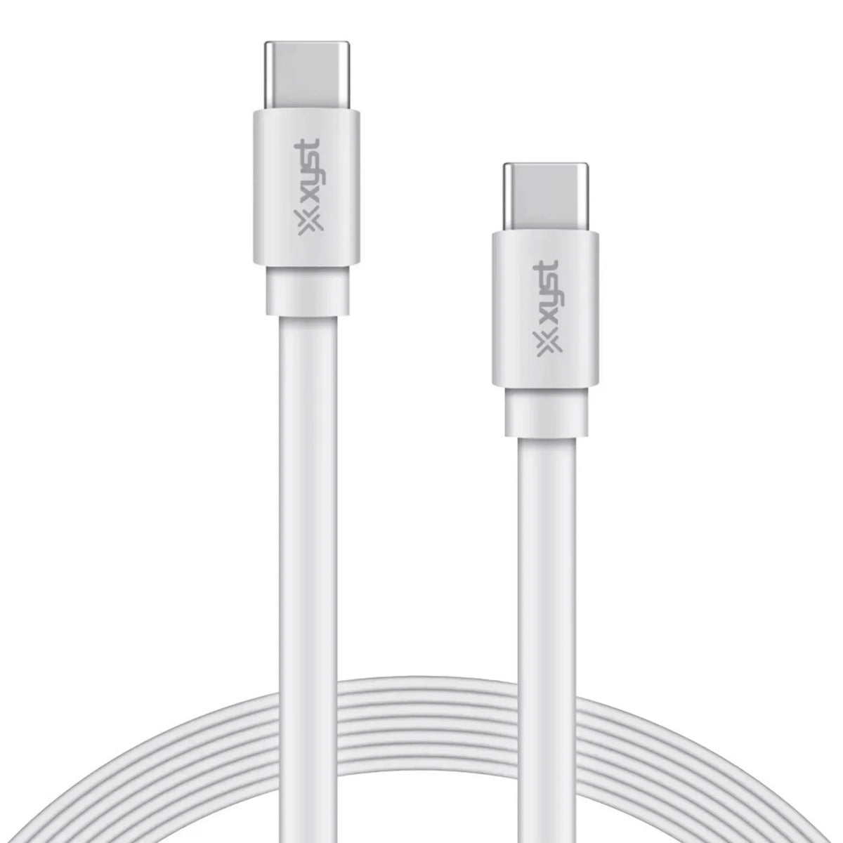 Xyst Flat USB-C to USB-C Charge and Sync Cable 4Ft - Trustymall
