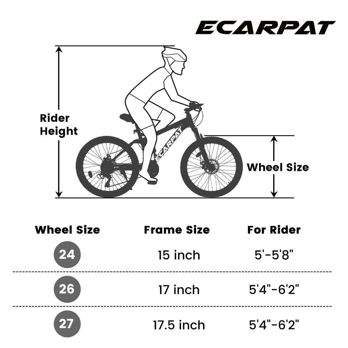 FlexRide™ 24 – 24" MTB Bike with Disc Brakes & 21-Speed Gears - Trustymall