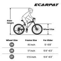 FlexRide™ 24 – 24" MTB Bike with Disc Brakes & 21-Speed Gears - Trustymall