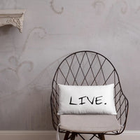 Live white Pillow
