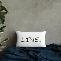 Live white Pillow