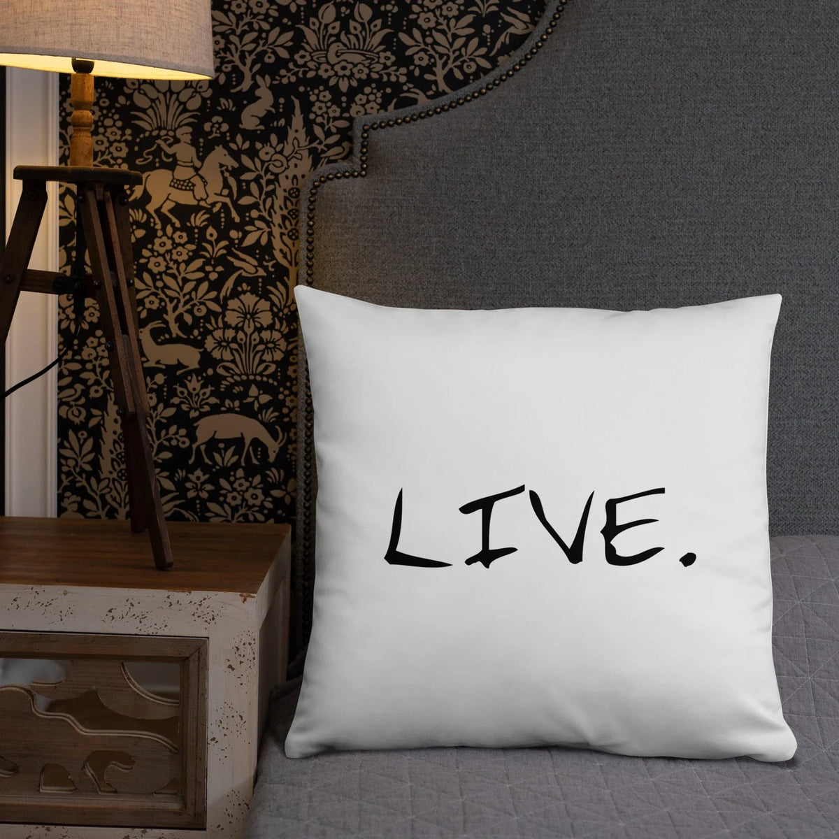 Live white Pillow