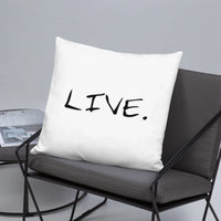 Live white Pillow