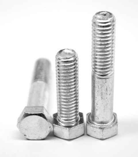 M12 x 1.75 x 90 mm Coarse Threaded DIN 931 Class 8.8 Hex Cap Screw,