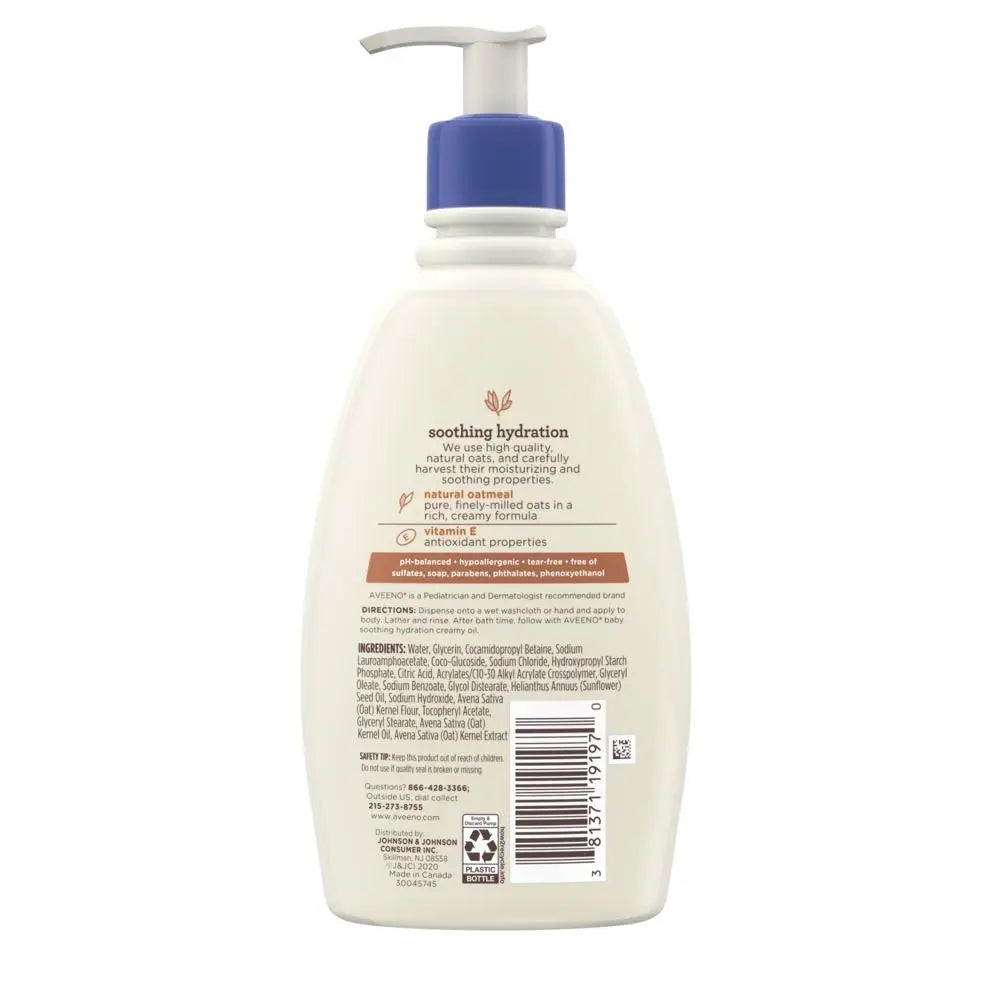 Aveeno Baby Soothing Relief Creamy Wash 12 oz.