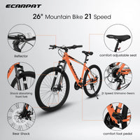 A26322 TrailLite™ – 26" Aluminum Mountain Bike (21-Speed, Dual Disc, - Trustymall