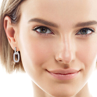 2.16 Carat Moissanite 925 Sterling Silver Earrings